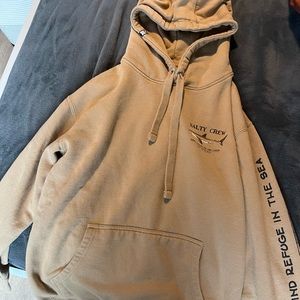 Tan salty crew hoodie